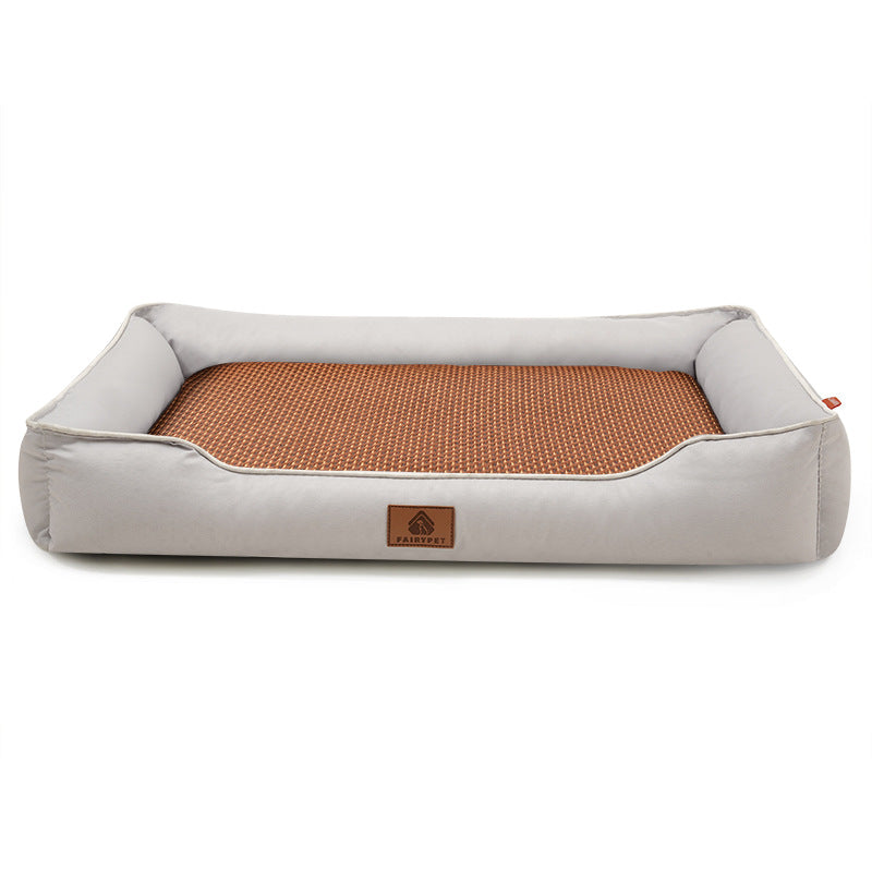 PawGo Dog and Cat Cooling Bed with Bite-Resistant Oxford Fabric