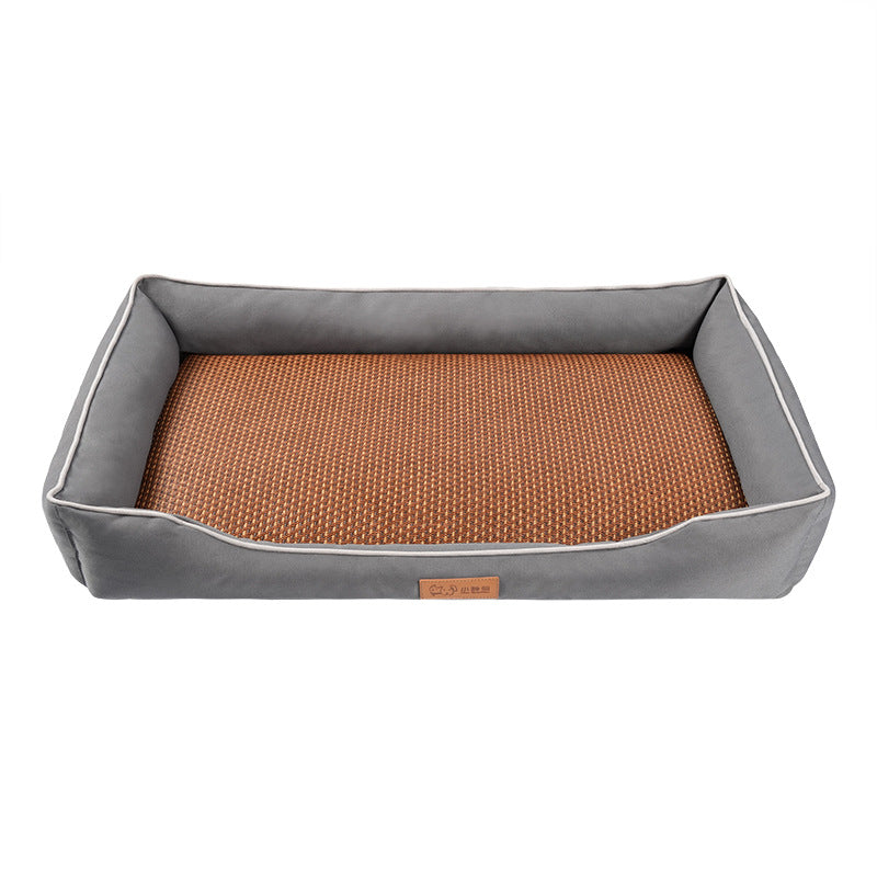PawGo Dog and Cat Cooling Bed with Bite-Resistant Oxford Fabric