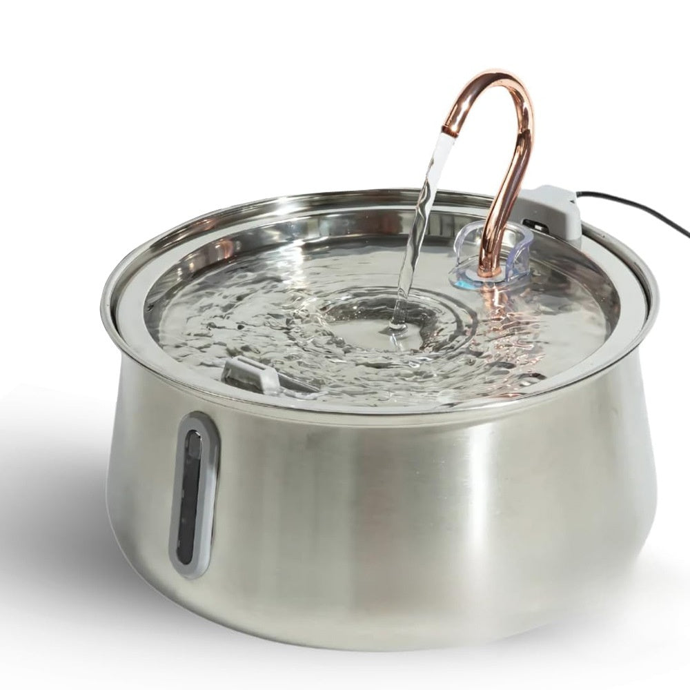 PawGo Stainless Steel Pet Water Dispenser
