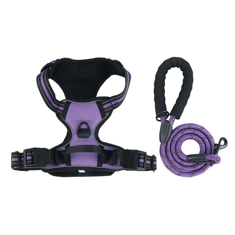 PawGo Reflective Dog Harness and Leash