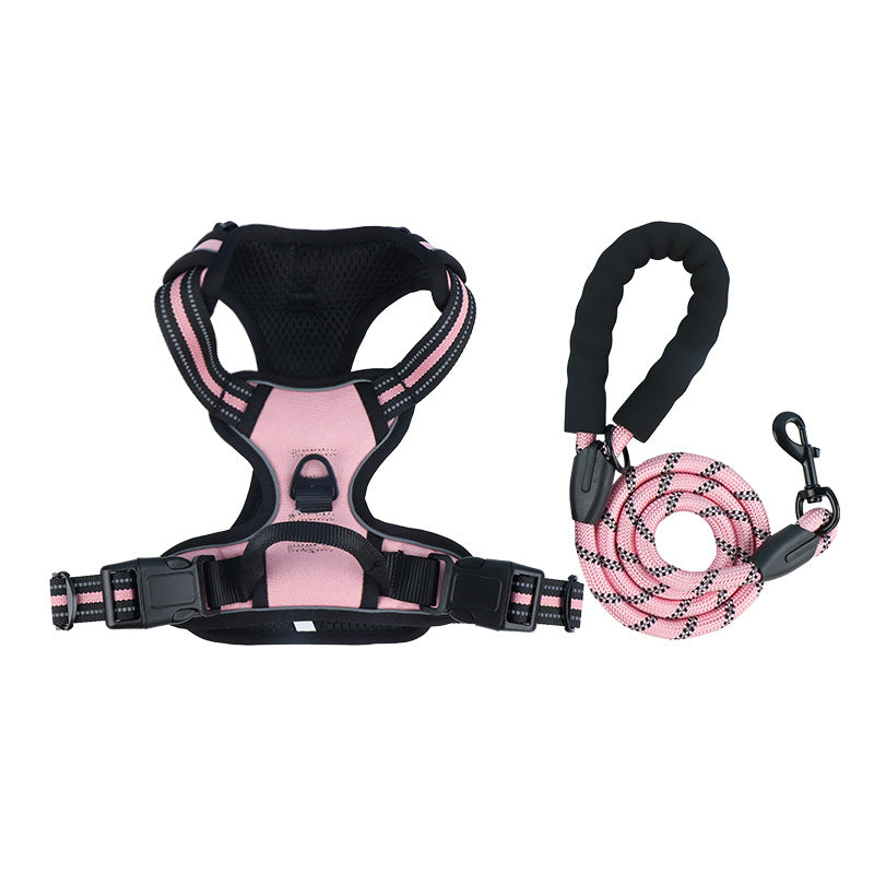 PawGo Reflective Dog Harness and Leash