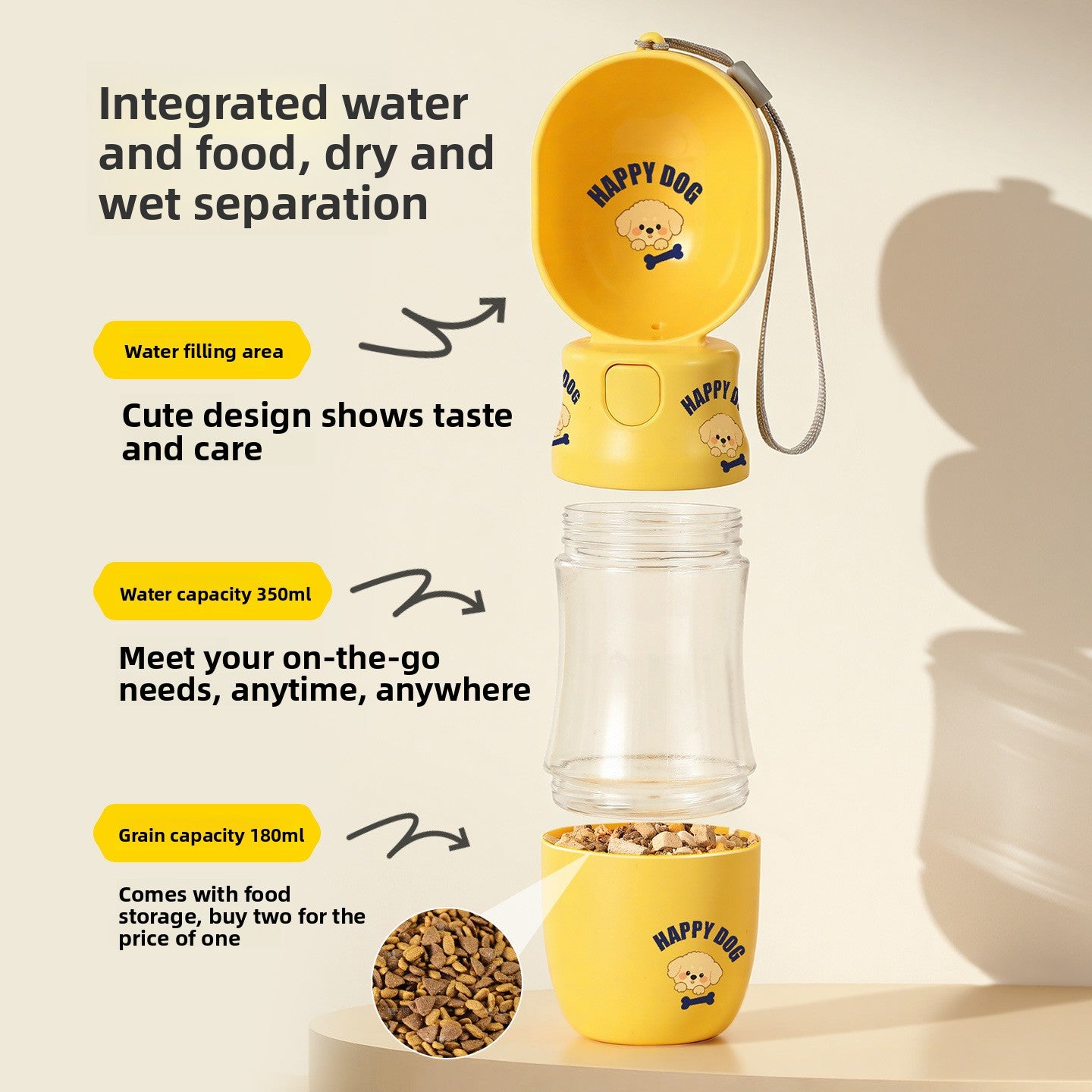 PawGo Pet Travel Water Bottle