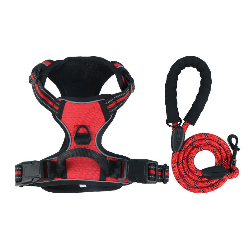 PawGo Reflective Dog Harness and Leash