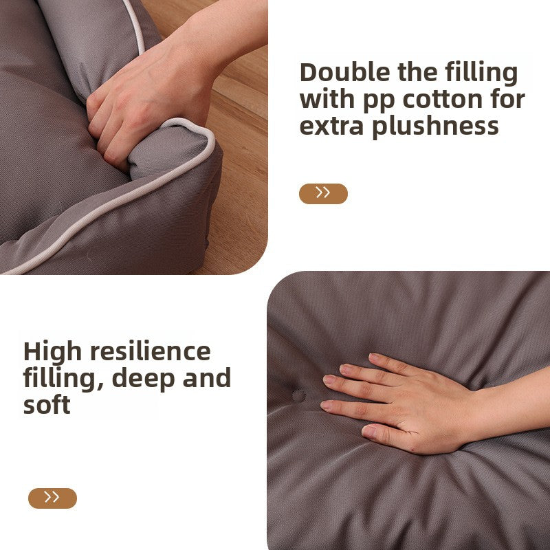 PawGo Dog and Cat Cooling Bed with Bite-Resistant Oxford Fabric