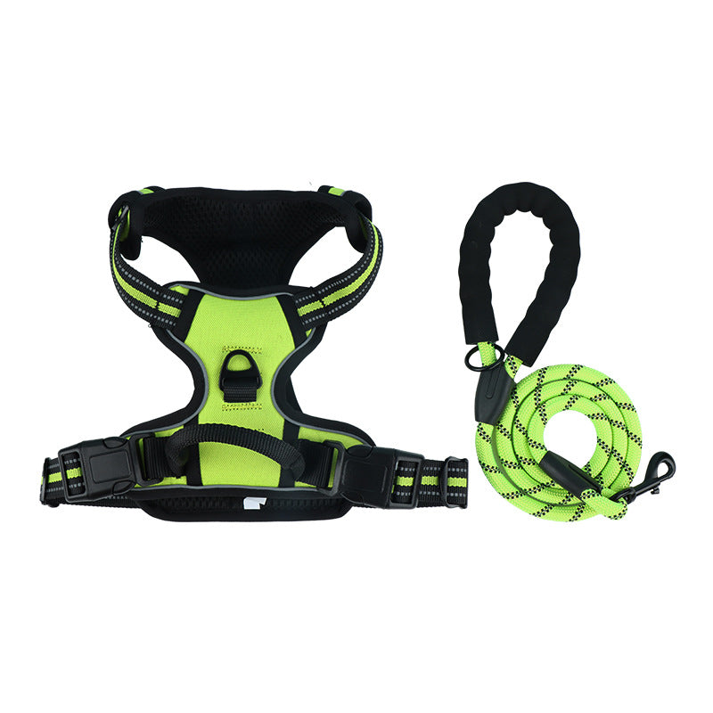 PawGo Reflective Dog Harness and Leash