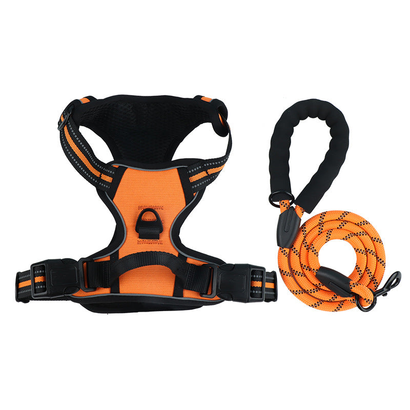 PawGo Reflective Dog Harness and Leash