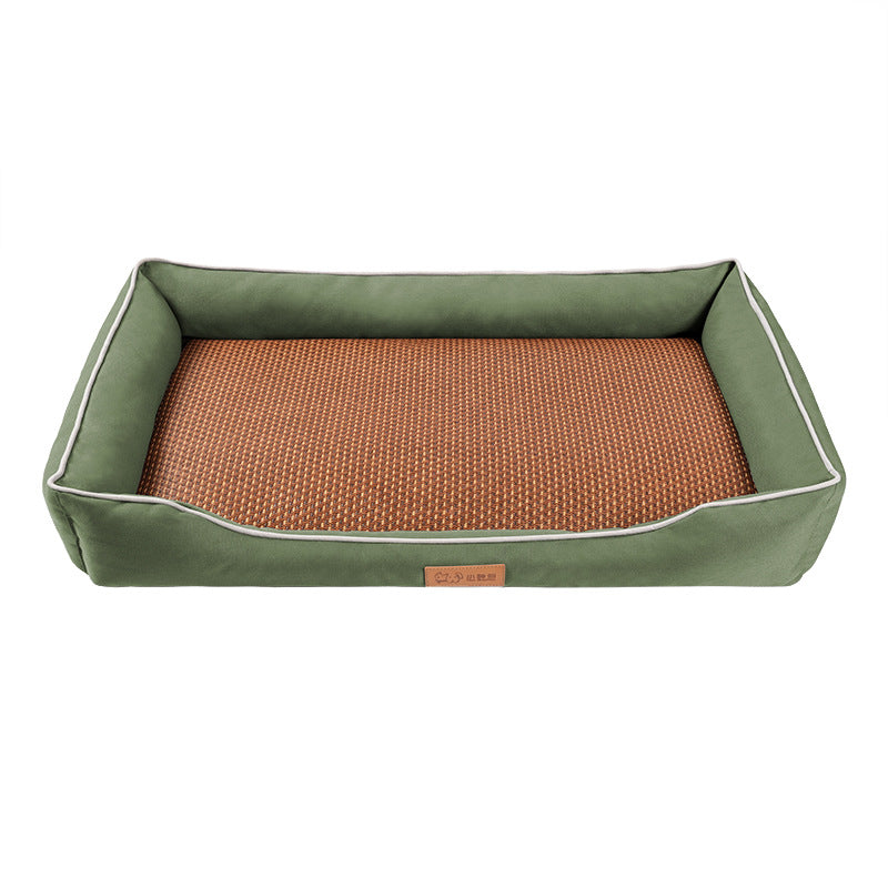 PawGo Dog and Cat Cooling Bed with Bite-Resistant Oxford Fabric