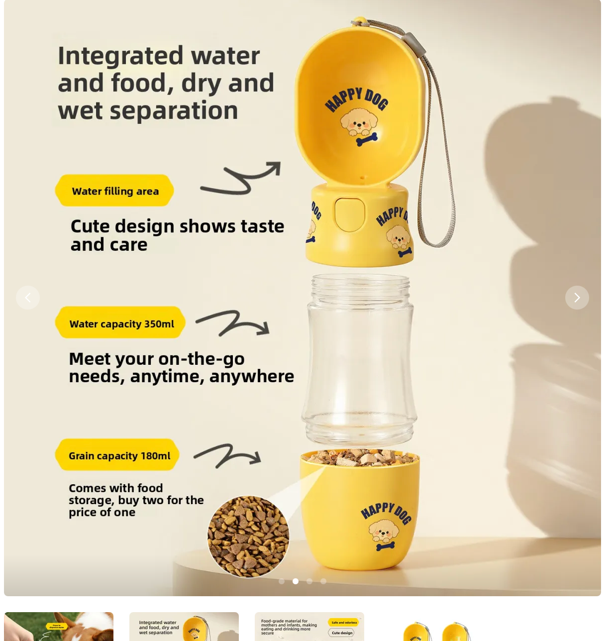 PawGo Portable Pet Water Bottle
