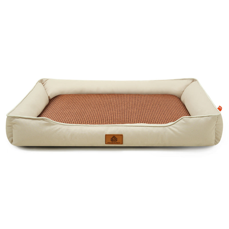 PawGo Dog and Cat Cooling Bed with Bite-Resistant Oxford Fabric