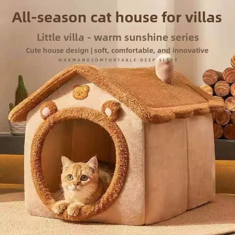 PawGo Cute Closed Warm Pet House