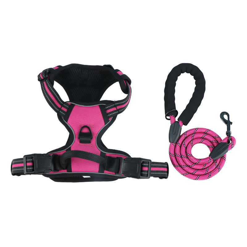 PawGo Reflective Dog Harness and Leash