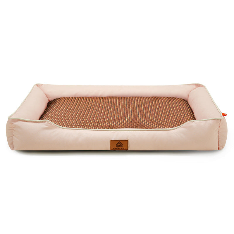 PawGo Dog and Cat Cooling Bed with Bite-Resistant Oxford Fabric