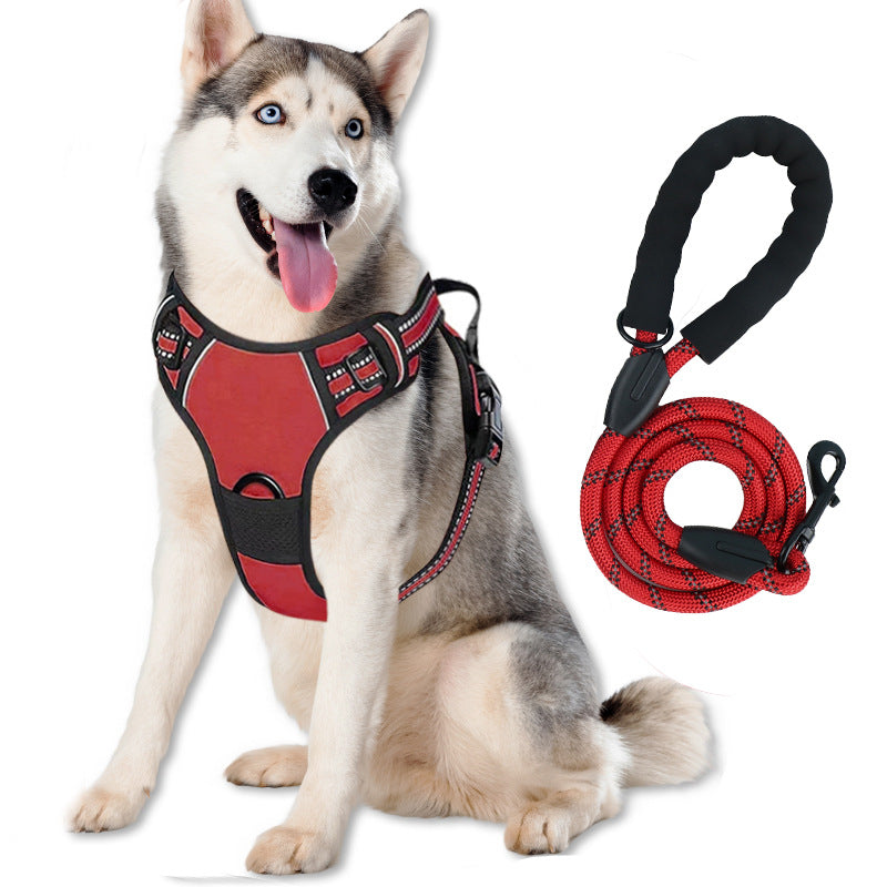 PawGo Reflective Dog Harness and Leash