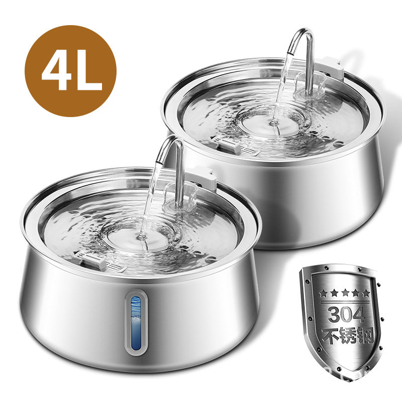 PawGo Stainless Steel Pet Water Dispenser