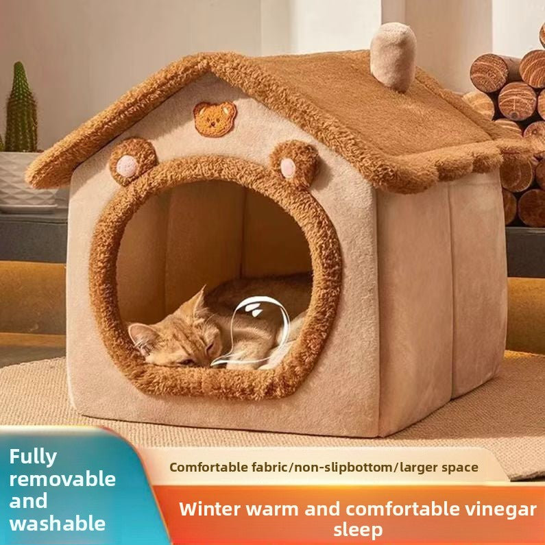 PawGo Cute Closed Warm Pet House
