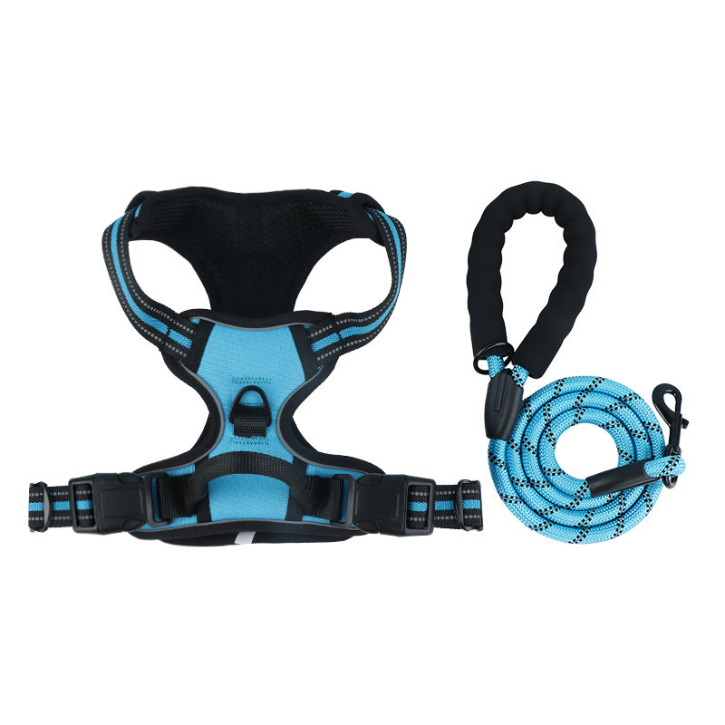 PawGo Reflective Dog Harness and Leash