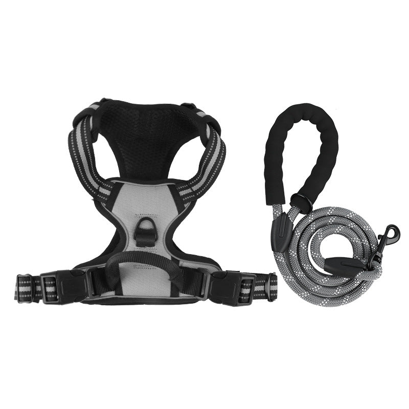 PawGo Reflective Dog Harness and Leash